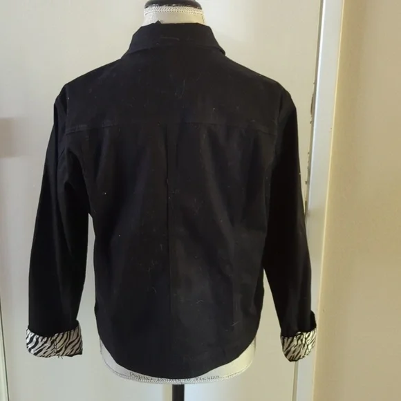 Westbound Black Jean Jacket - Picture 5 of 11